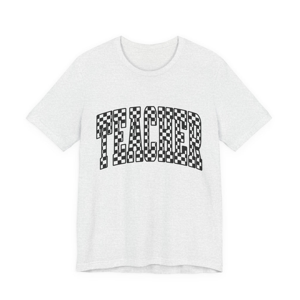 Teacher Checkerboard Graphic Tee