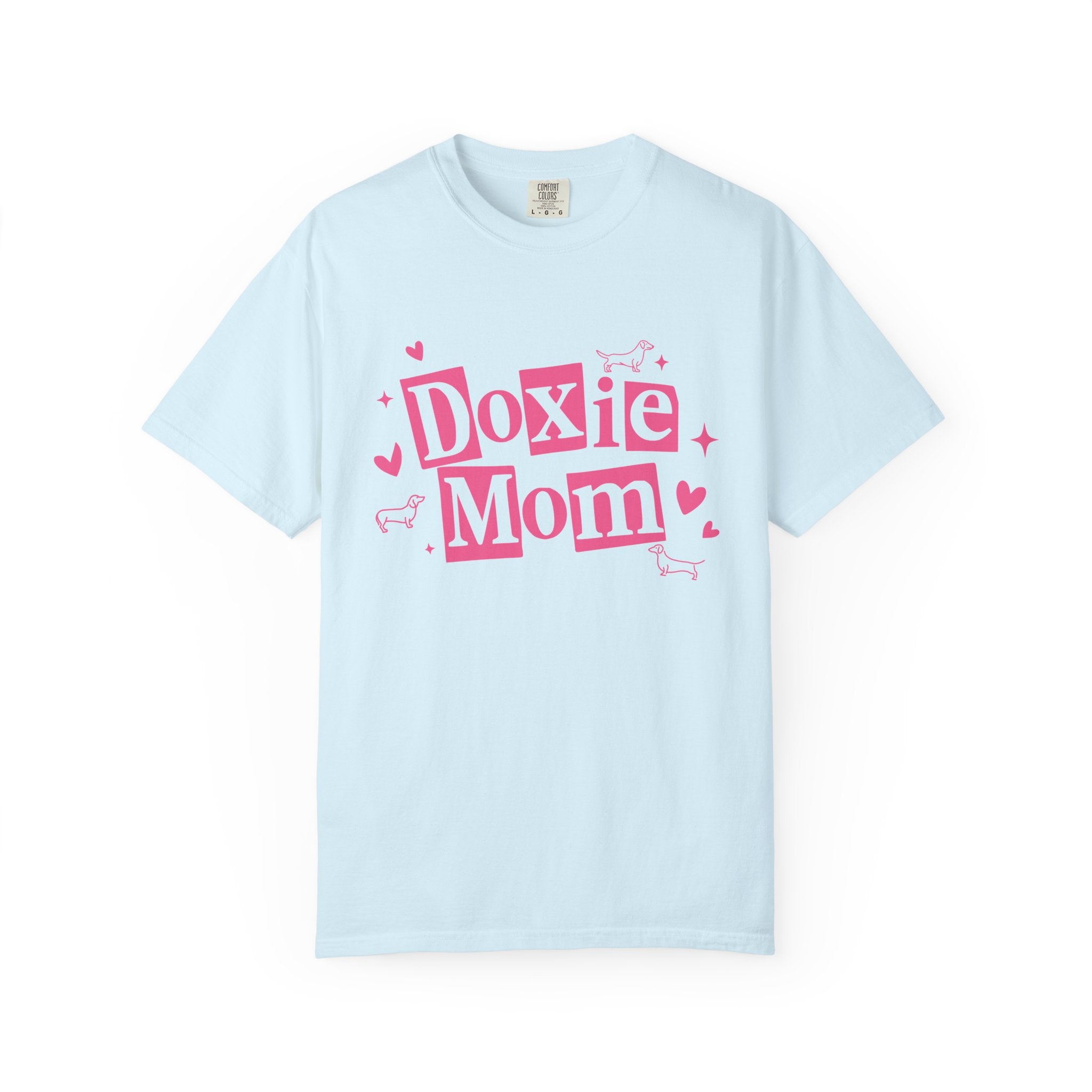 Doxie Mom T-Shirt — Cute Pink Dachshund Dog Mom Tee