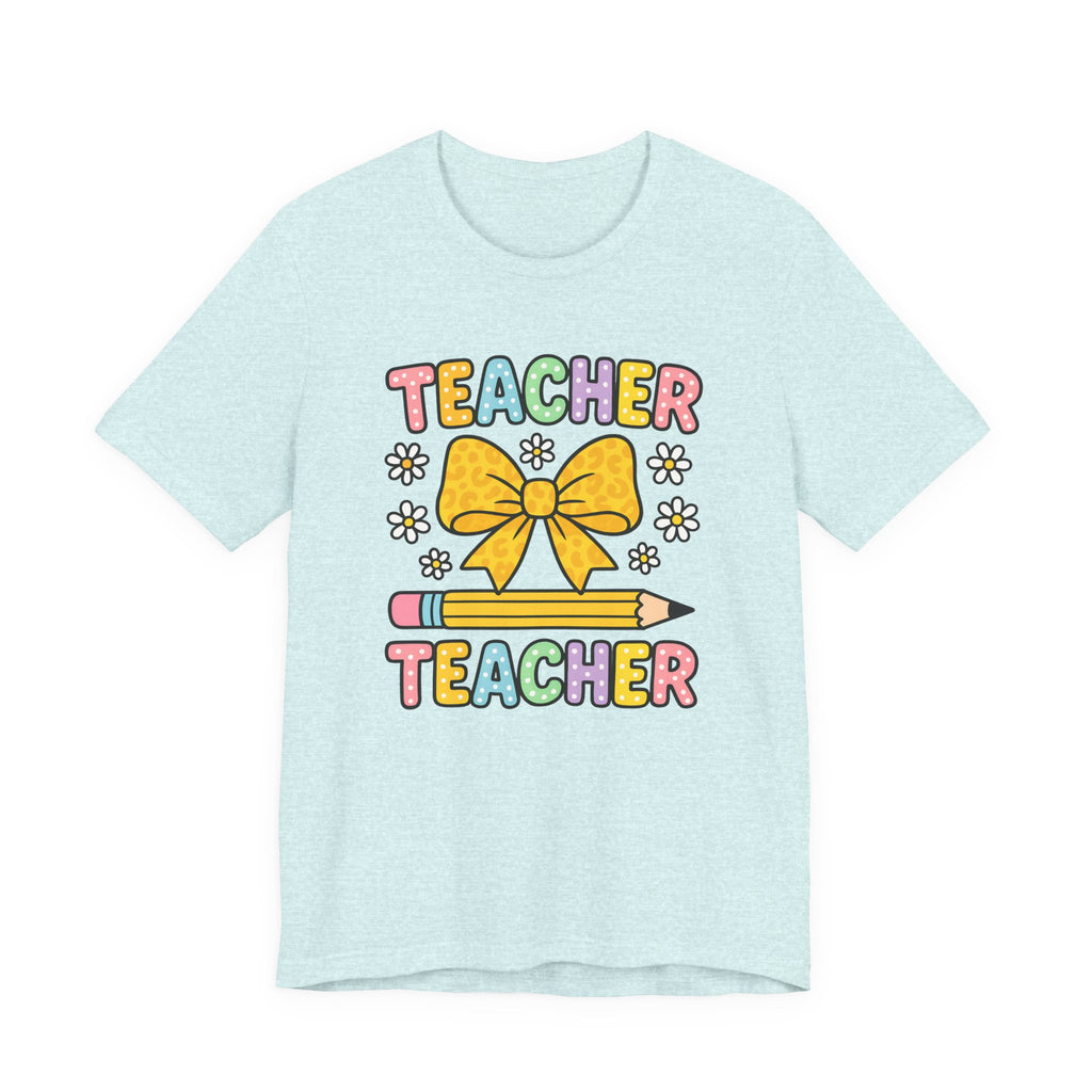 Teacher Bow Pencil T-Shirt