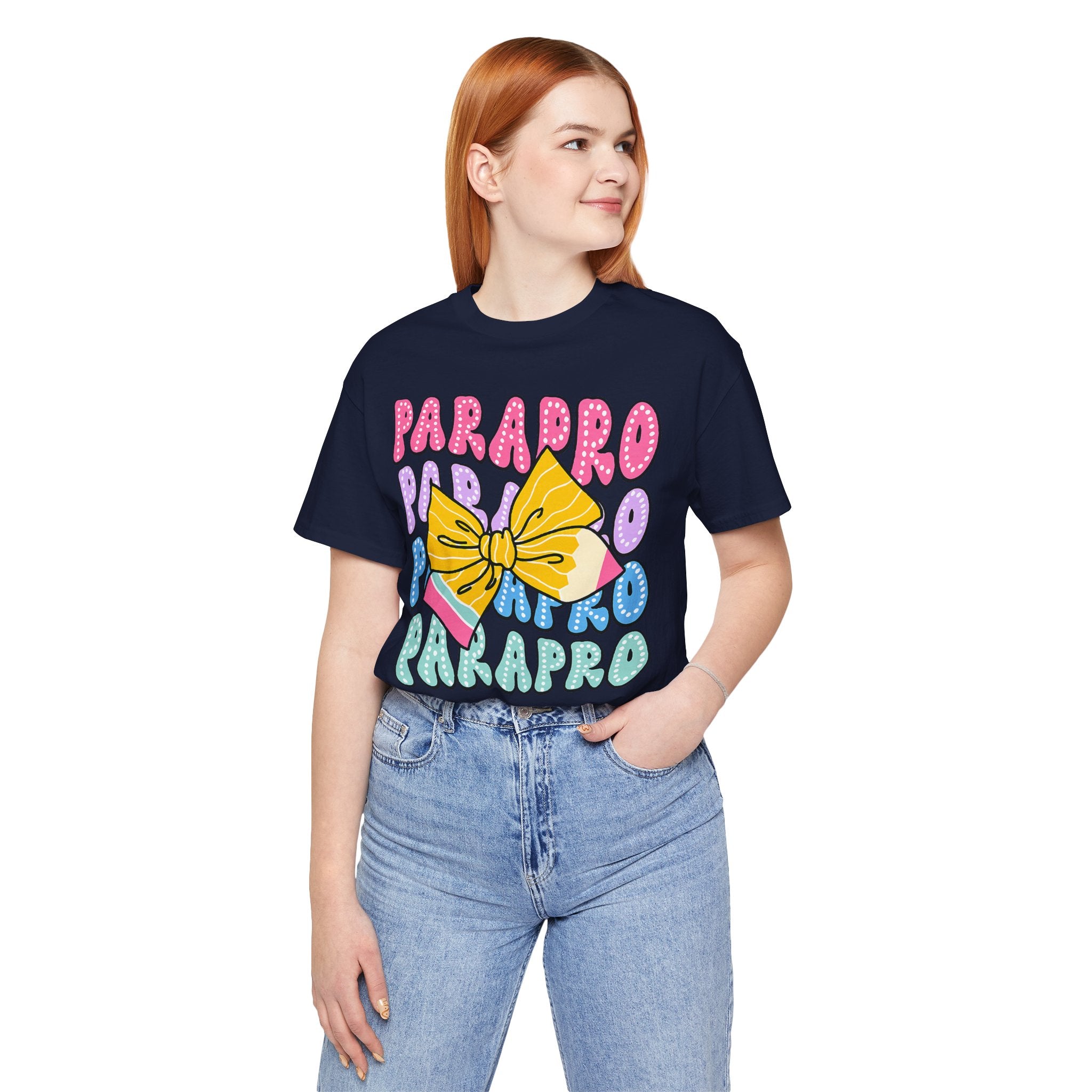 Parapro T-Shirt — Colorful Paraprofessional Bow Tee