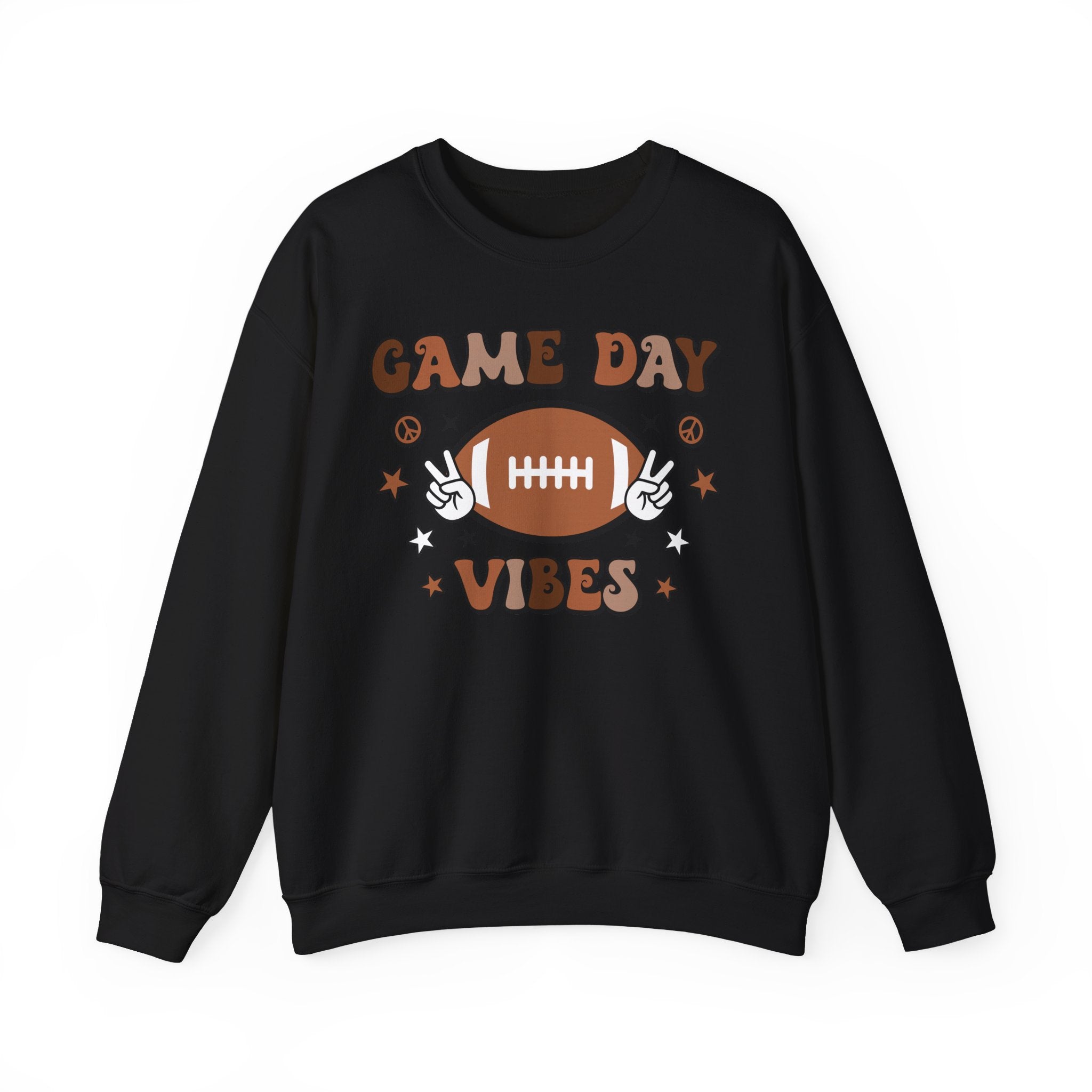 Game Day Vibes Sweatshirt — Retro Football Crewneck