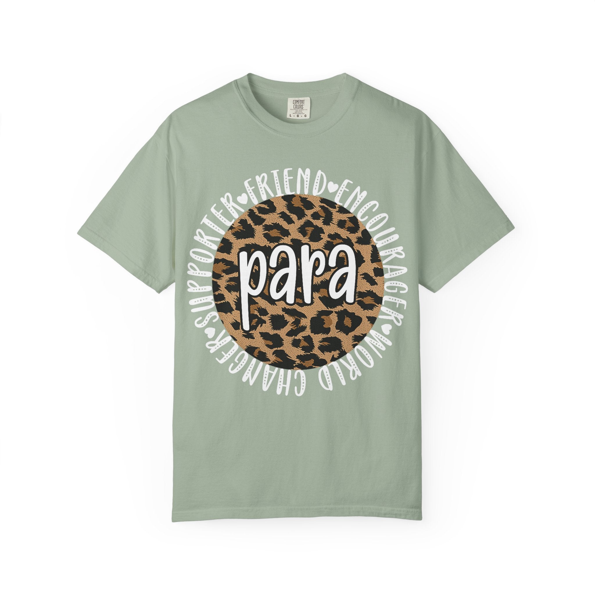 Para Leopard Circle T-Shirt — Supporter, Friend & Encourager Tee