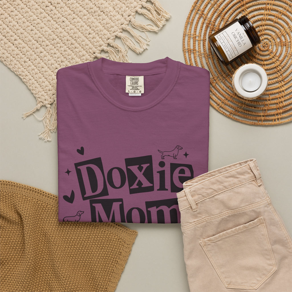Doxie Mom T-Shirt — Cute Dachshund Dog Mom Tee, Dog Lover Gift