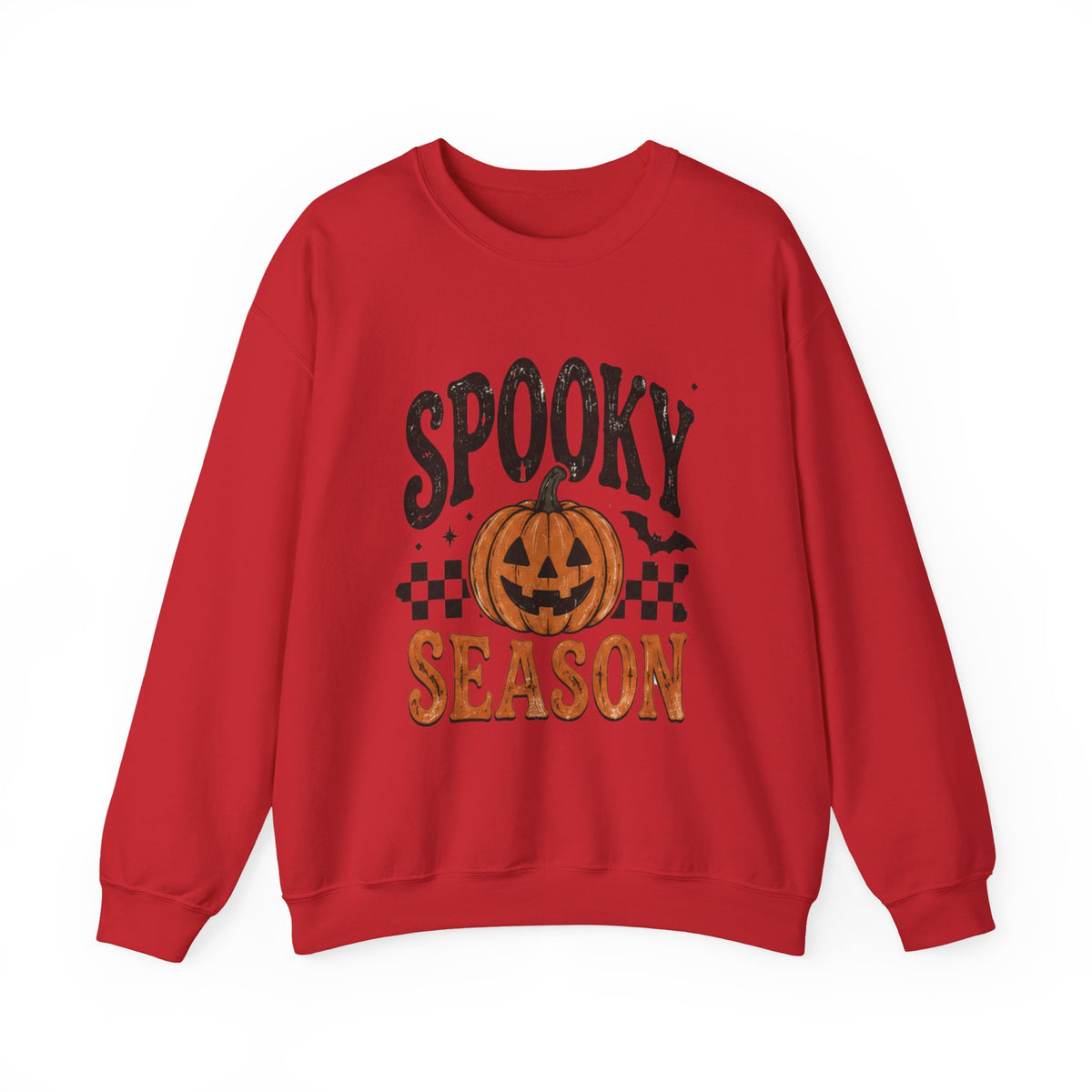 Spooky Season Sweatshirt — Pumpkin Jack-O'-Lantern Halloween Crewneck