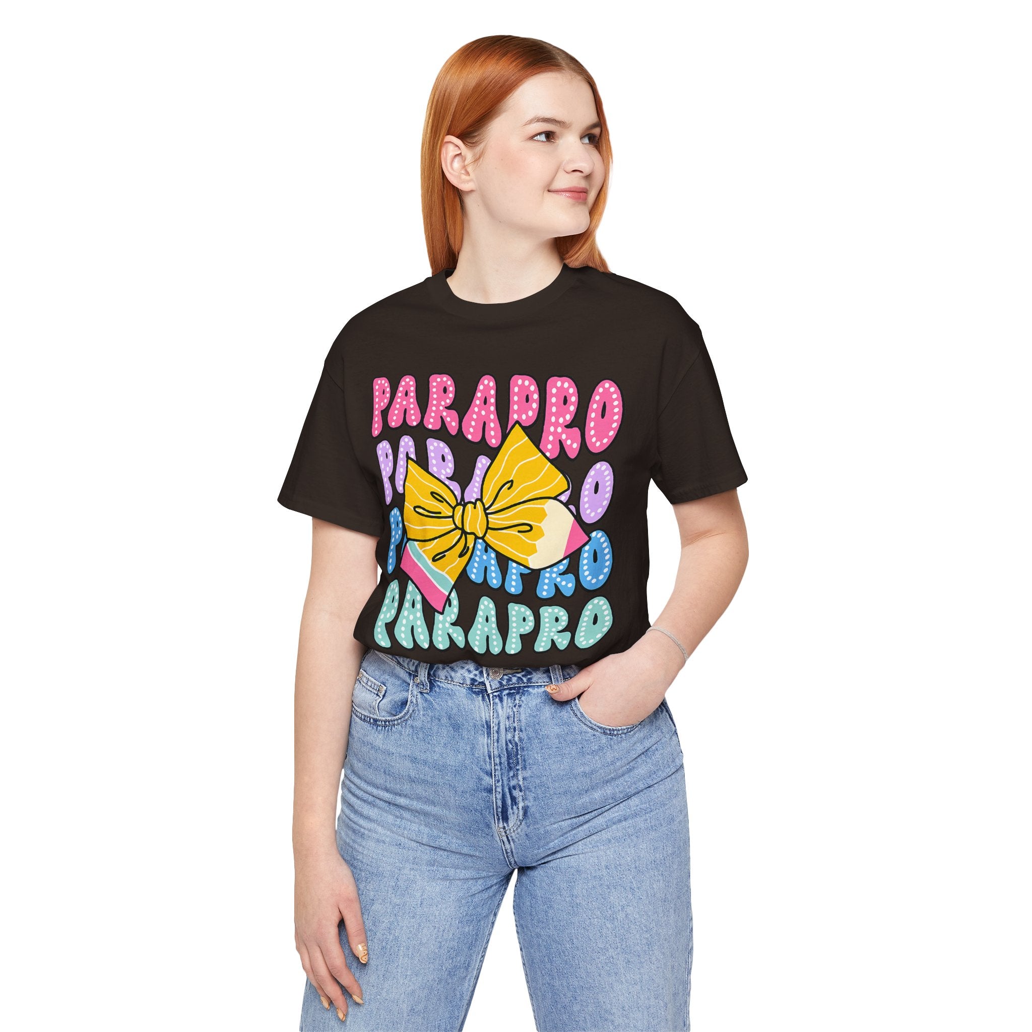 Parapro T-Shirt — Colorful Paraprofessional Bow Tee