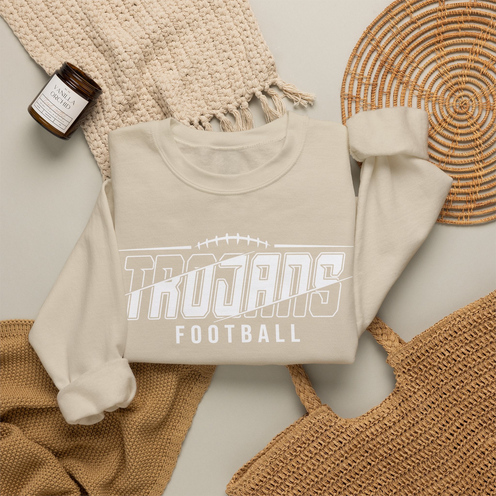 Trojans Football Crewneck Sweatshirt