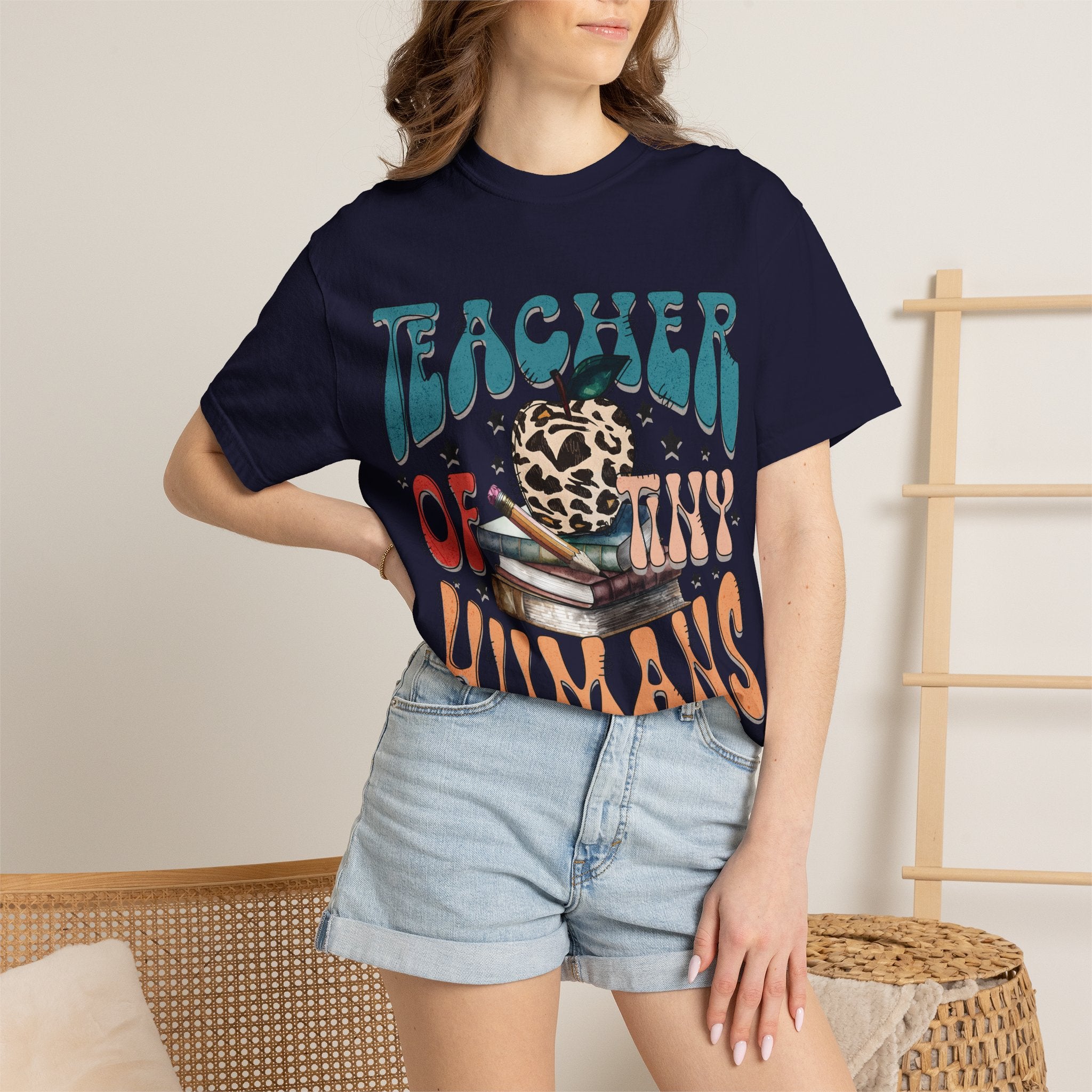 Teacher of Tiny Humans T-Shirt — Cute Retro Teacher Graphic Tee