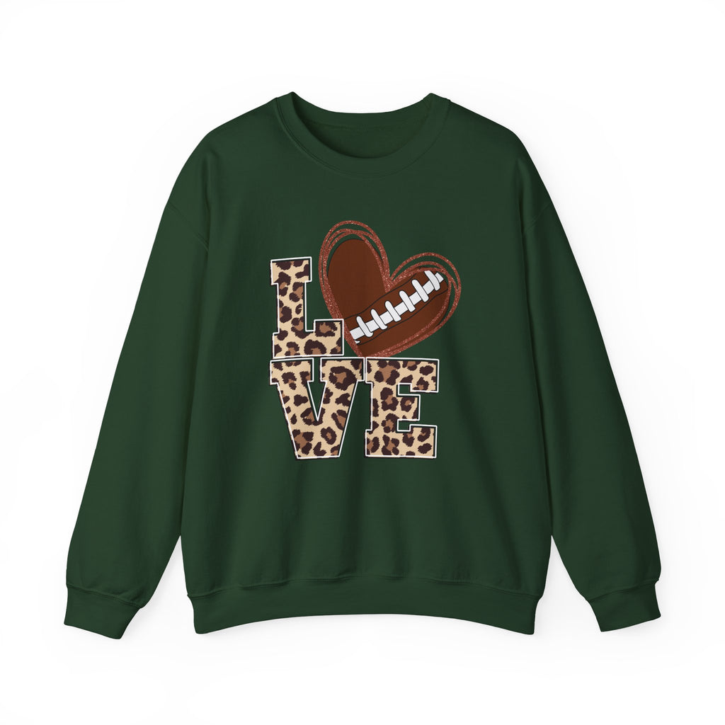 Football Love Leopard Sweatshirt