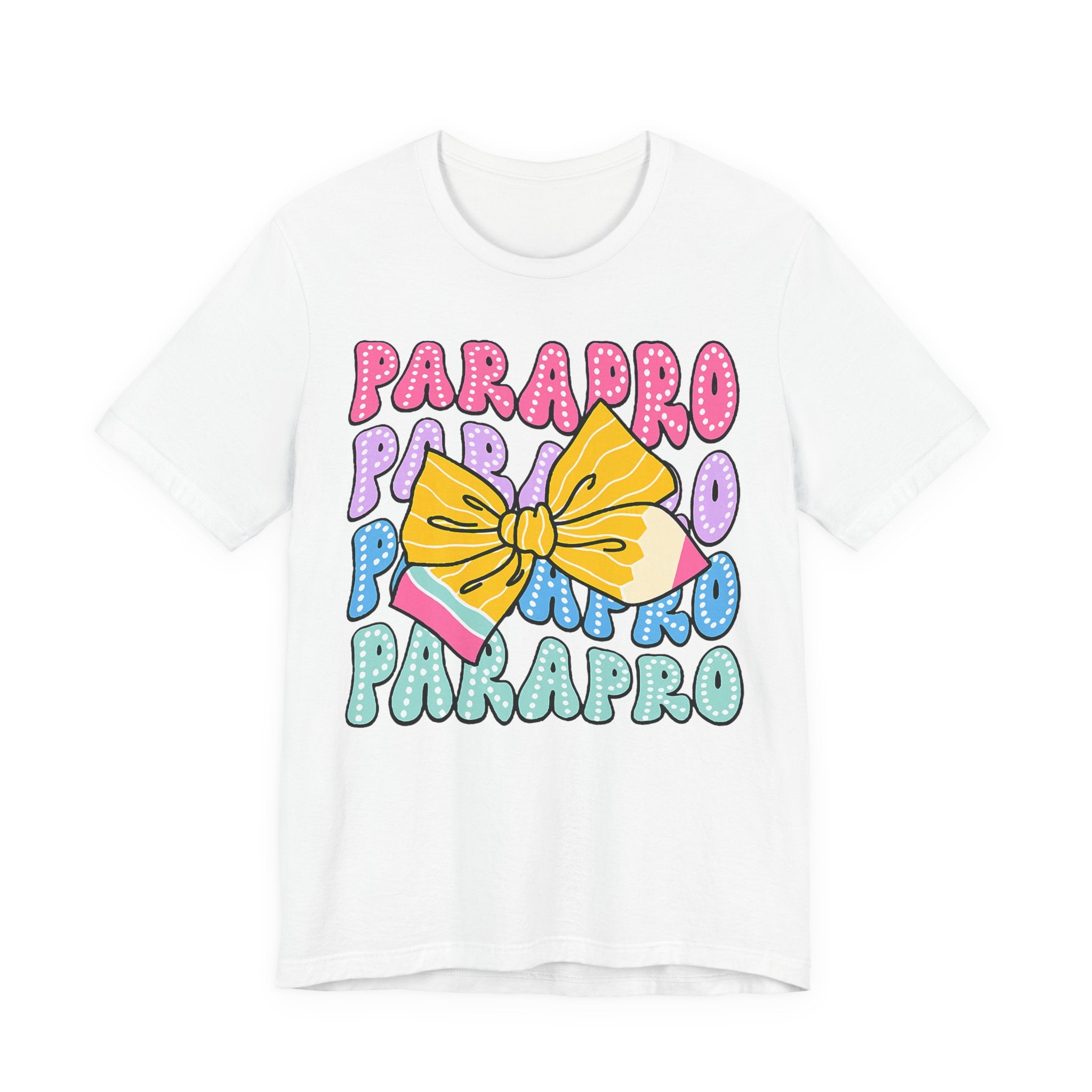 Parapro T-Shirt — Colorful Paraprofessional Bow Tee