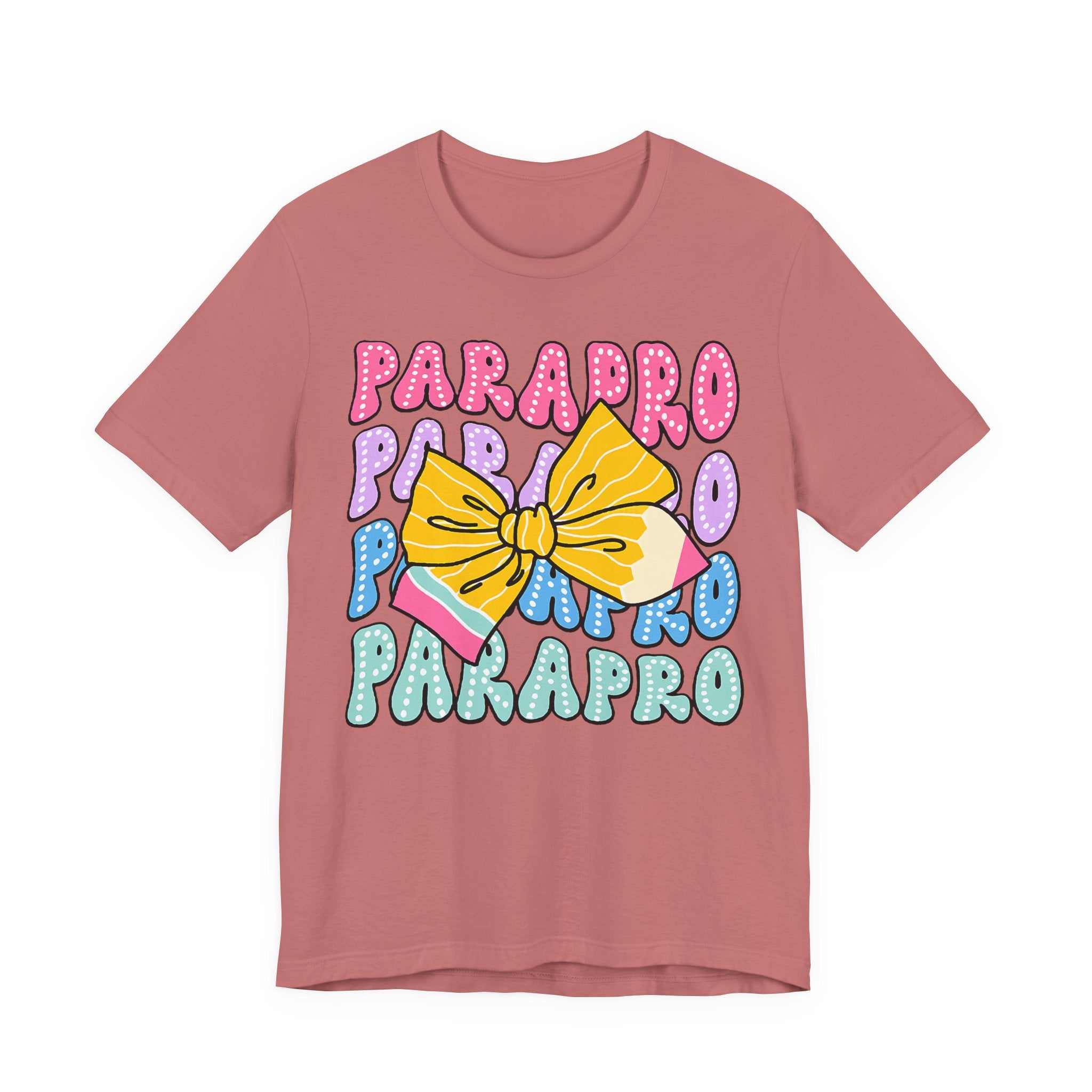 Parapro T-Shirt — Colorful Paraprofessional Bow Tee