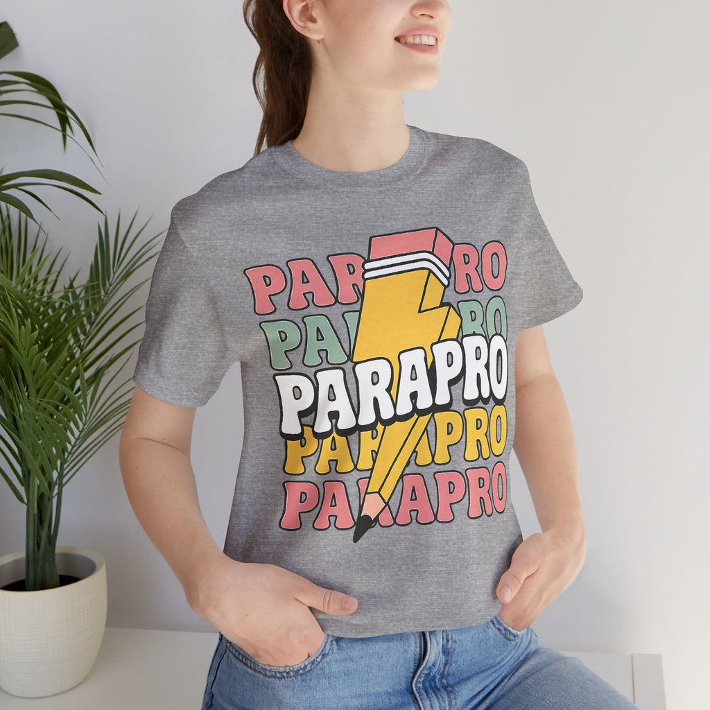 Parapro Pencil Tee — Retro Paraprofessional Appreciation Shirt