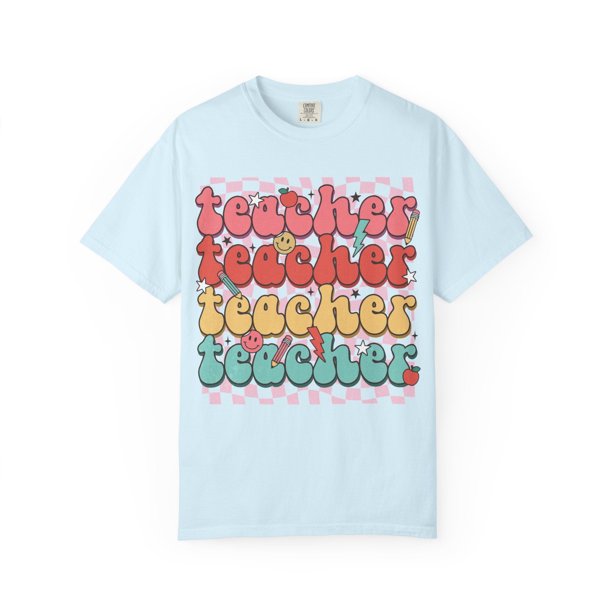 Retro Teacher Smile T-shirt
