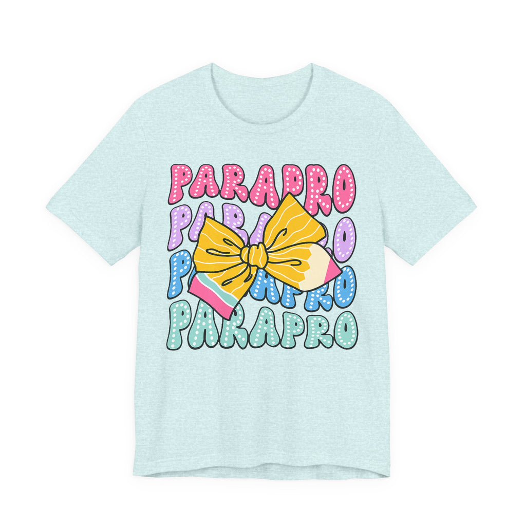 Parapro T-Shirt — Colorful Paraprofessional Bow Tee