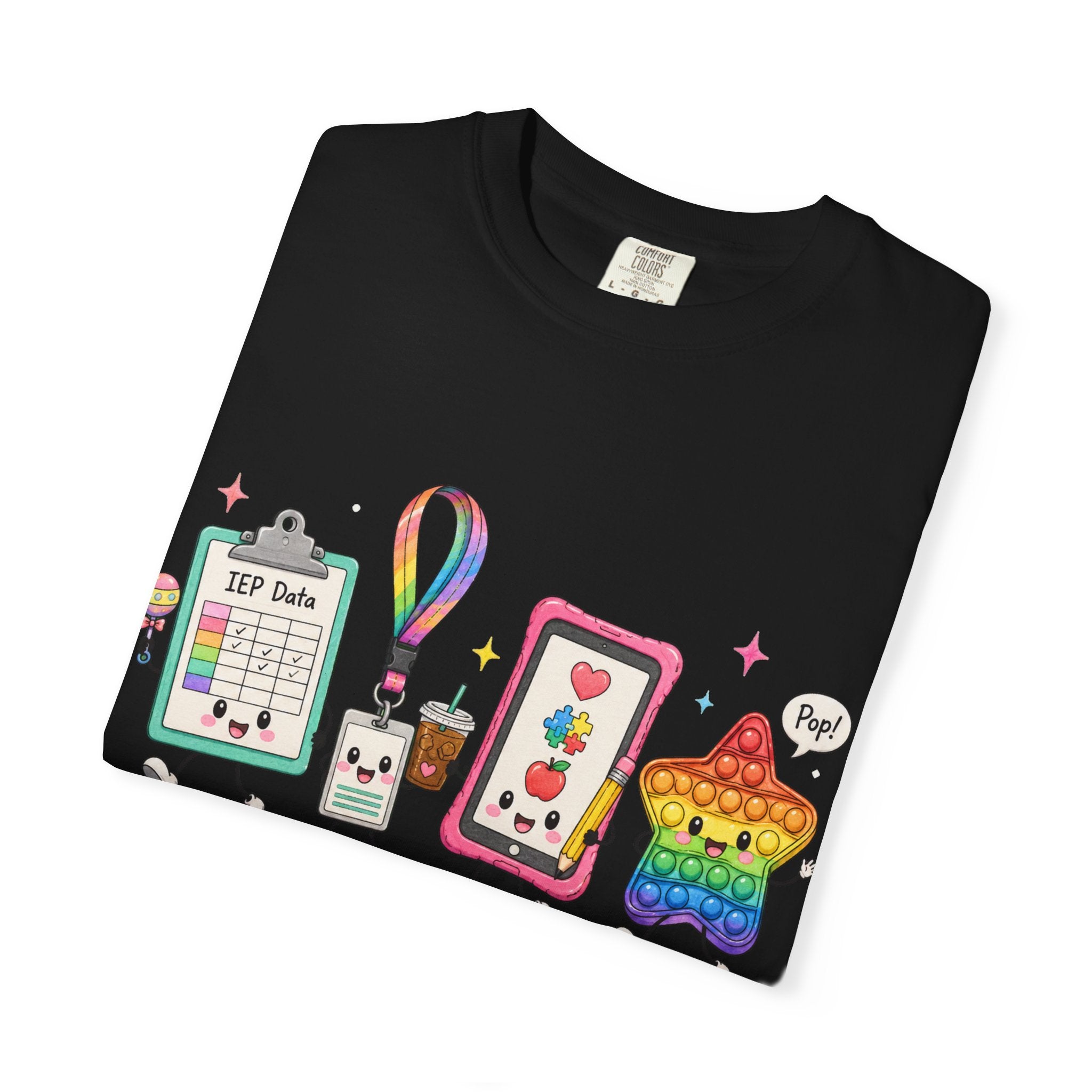 Teacher Tech Friends Graphic T-Shirt — IEP data