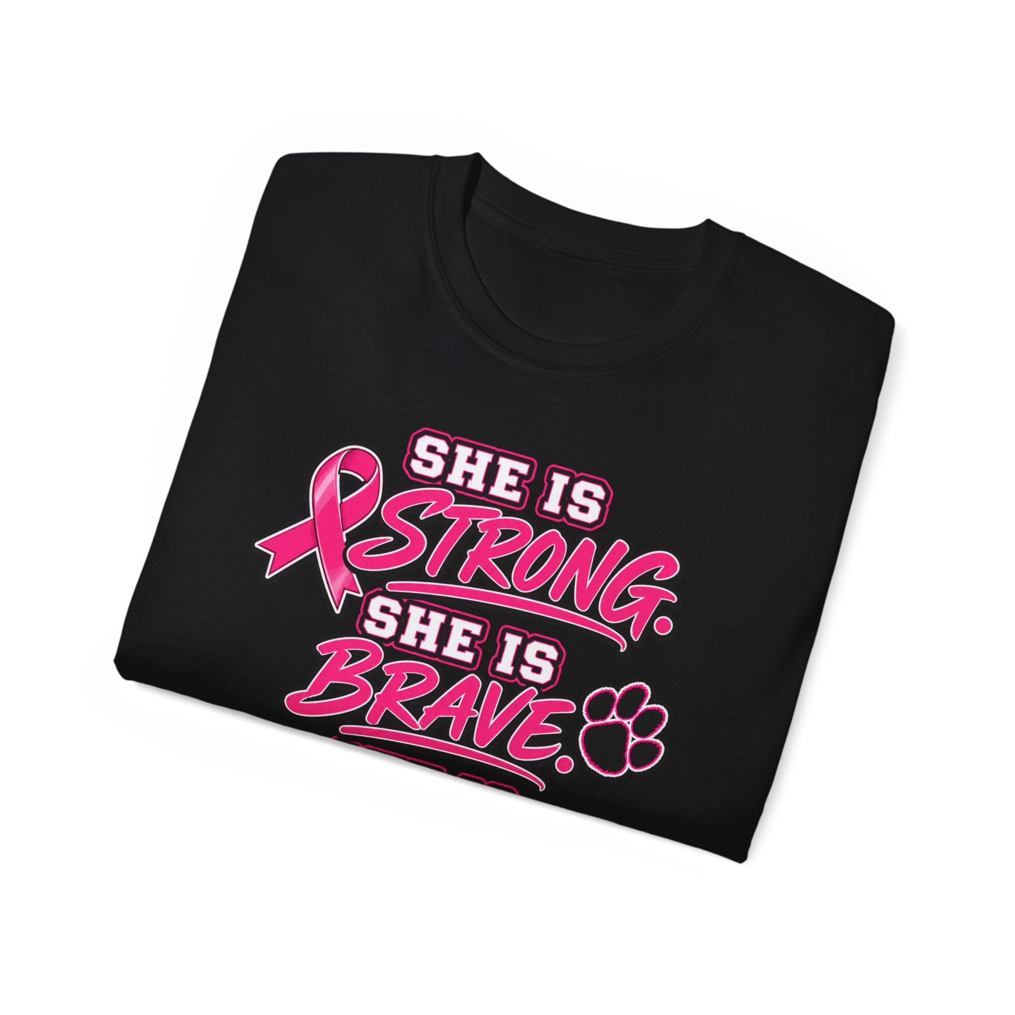 Katie Strong — "She is Strong" Breast Cancer Awareness Tee
