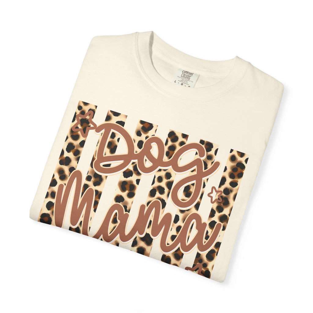 Dog Mama Leopard Flag T-Shirt
