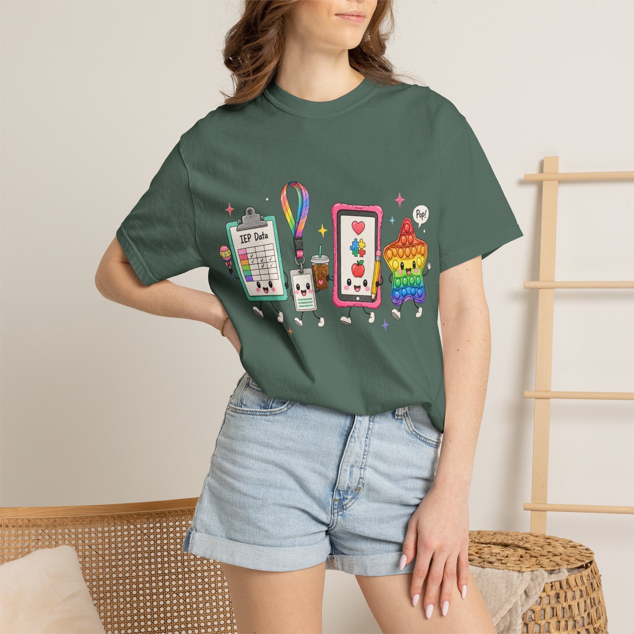Teacher Tech Friends Graphic T-Shirt — IEP data