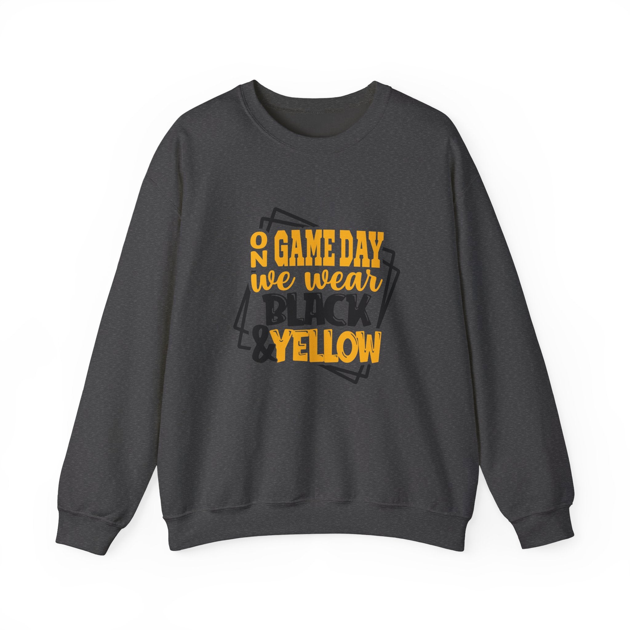 Game Day Indians Crewneck Sweatshirt – "On Game Day We Wear Black & Yellow"