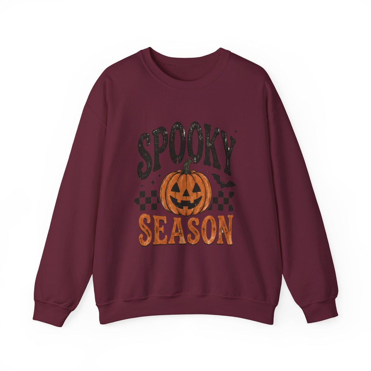 Spooky Season Sweatshirt — Pumpkin Jack-O'-Lantern Halloween Crewneck