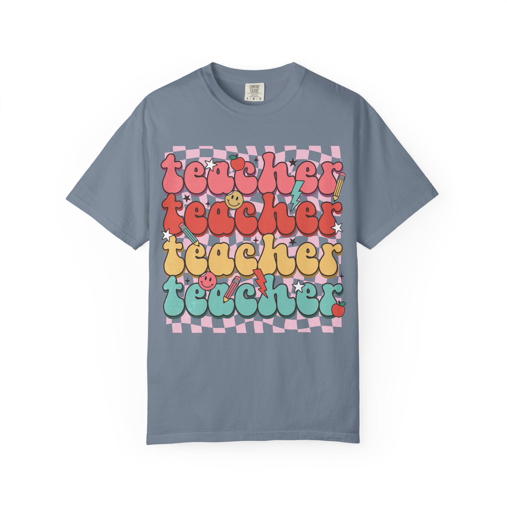 Retro Teacher Smile T-shirt