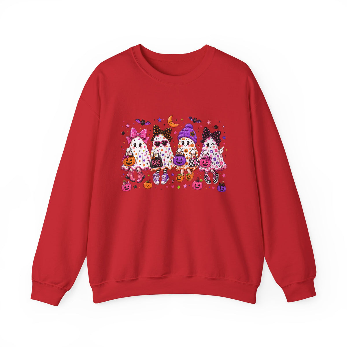 Halloween Gnomes Crewneck Sweatshirt — Cute Trick-or-Treat Gnome Halloween Sweater
