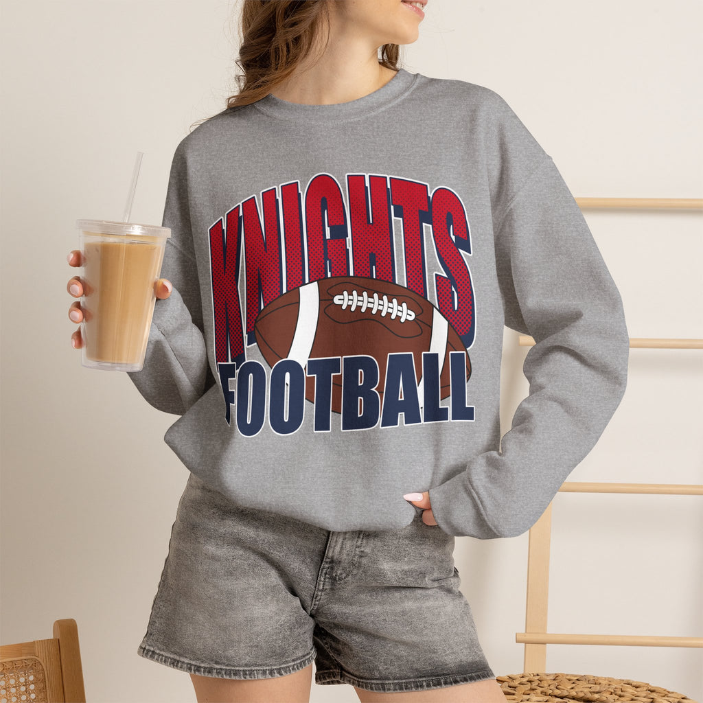 Knights Football Sweatshirt — Team-Fan Crewneck for Game Day