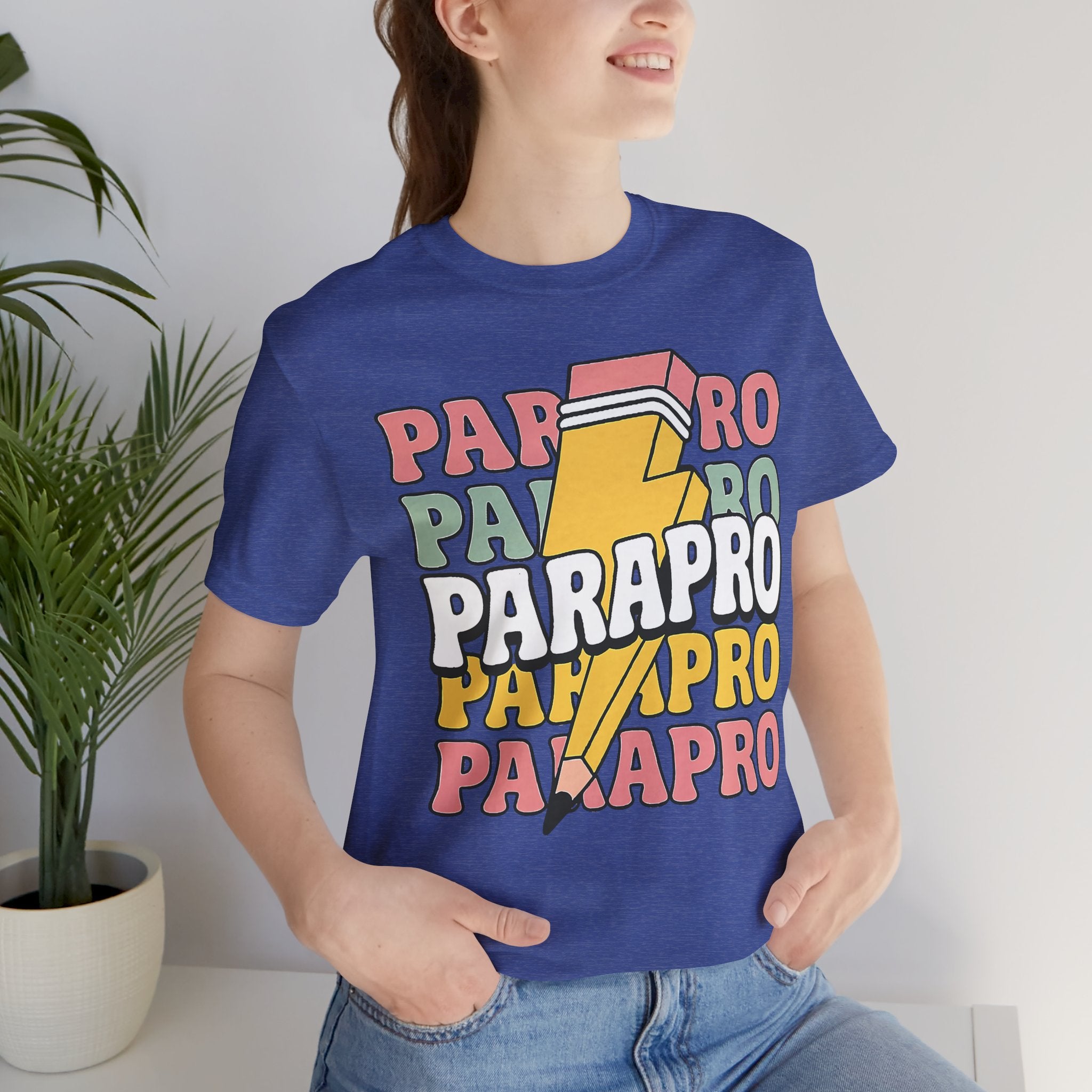 Parapro Pencil Tee — Retro Paraprofessional Appreciation Shirt