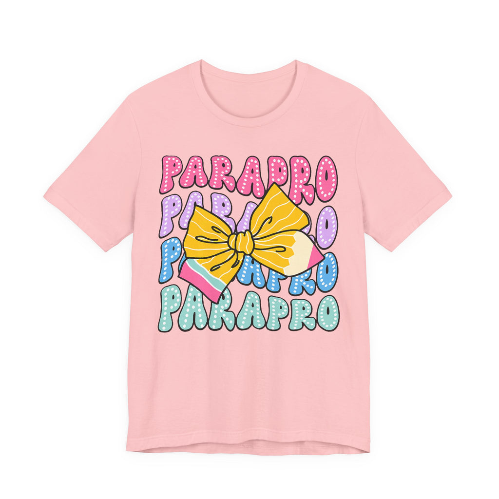 Parapro T-Shirt — Colorful Paraprofessional Bow Tee