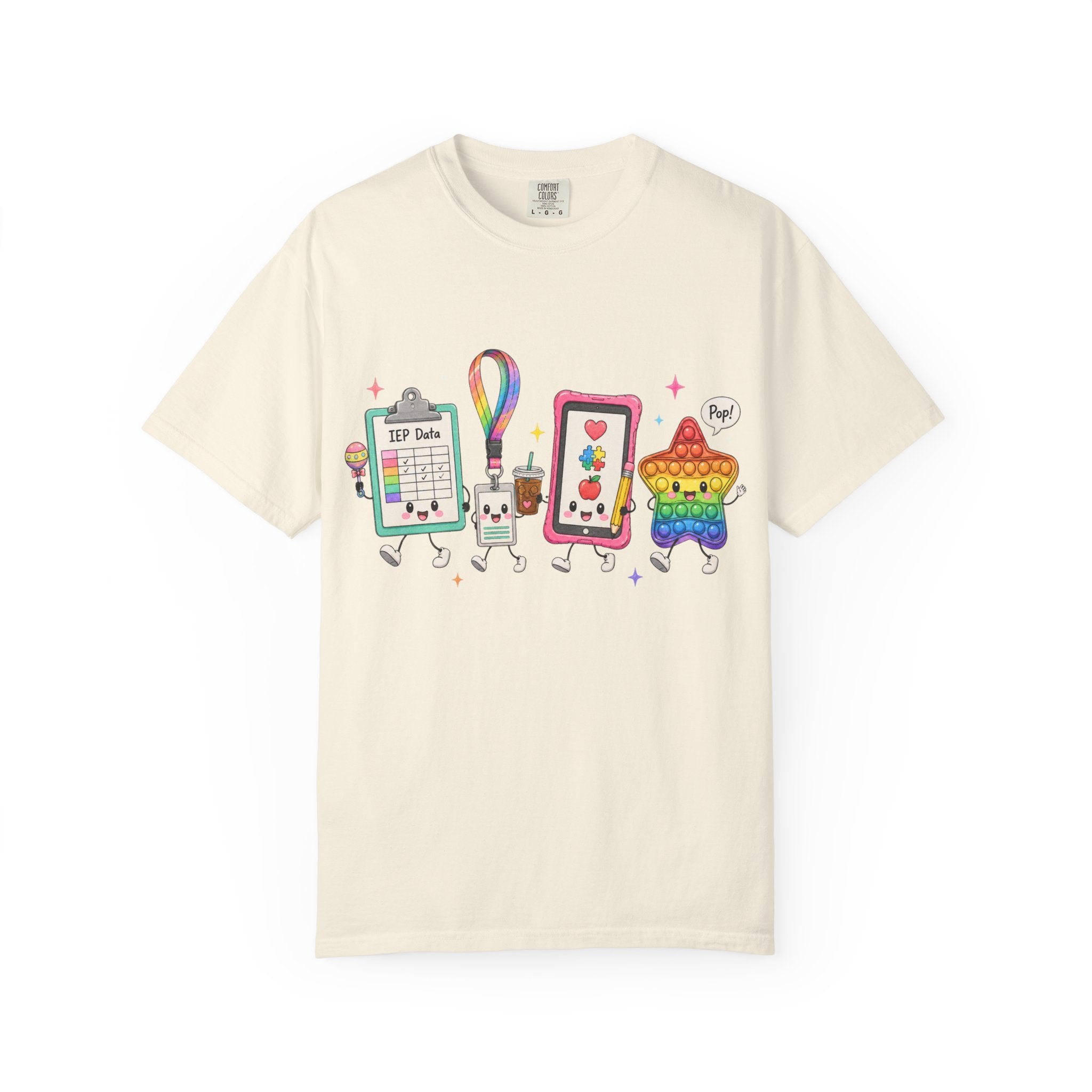 Teacher Tech Friends Graphic T-Shirt — IEP data