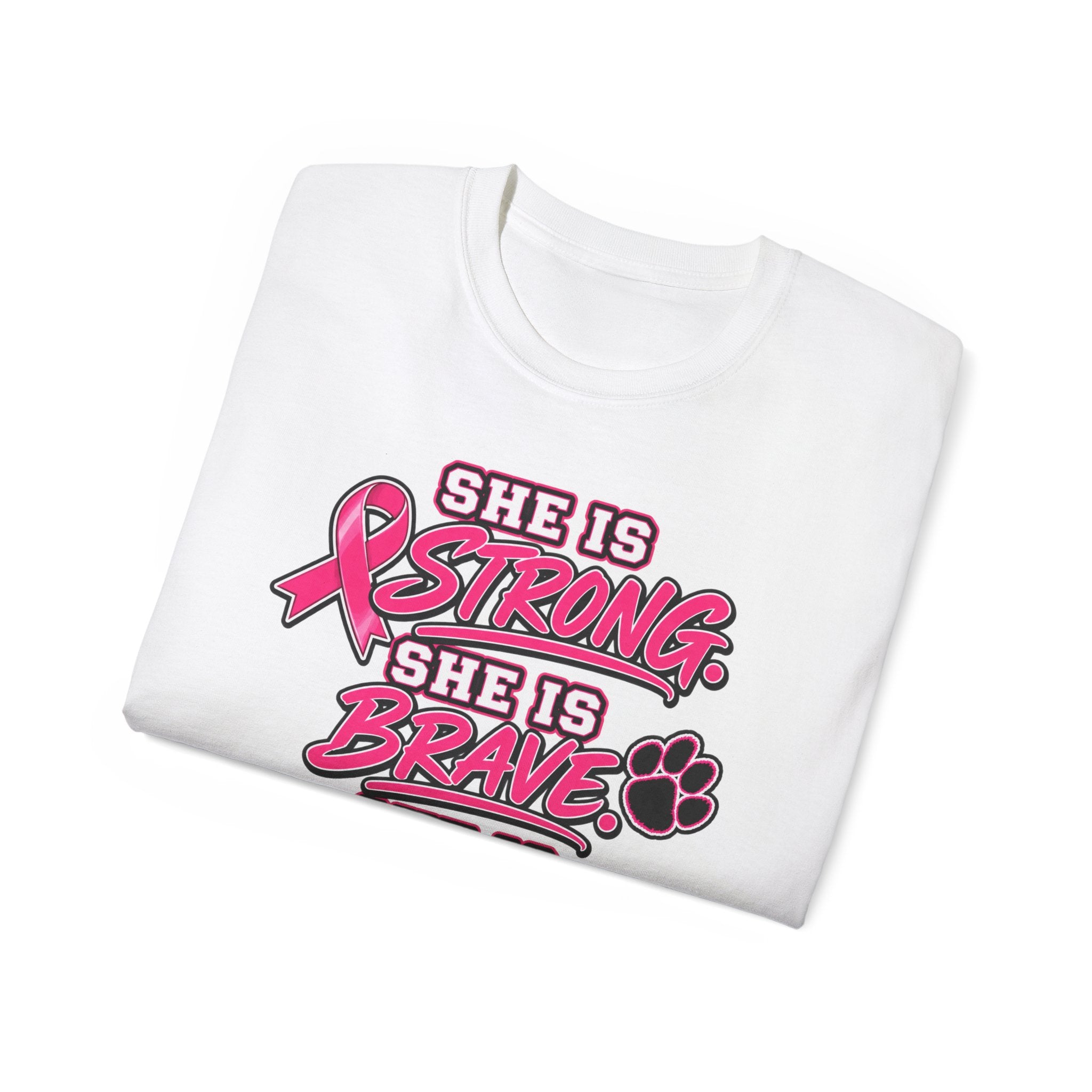 Katie Strong — "She is Strong" Breast Cancer Awareness Tee