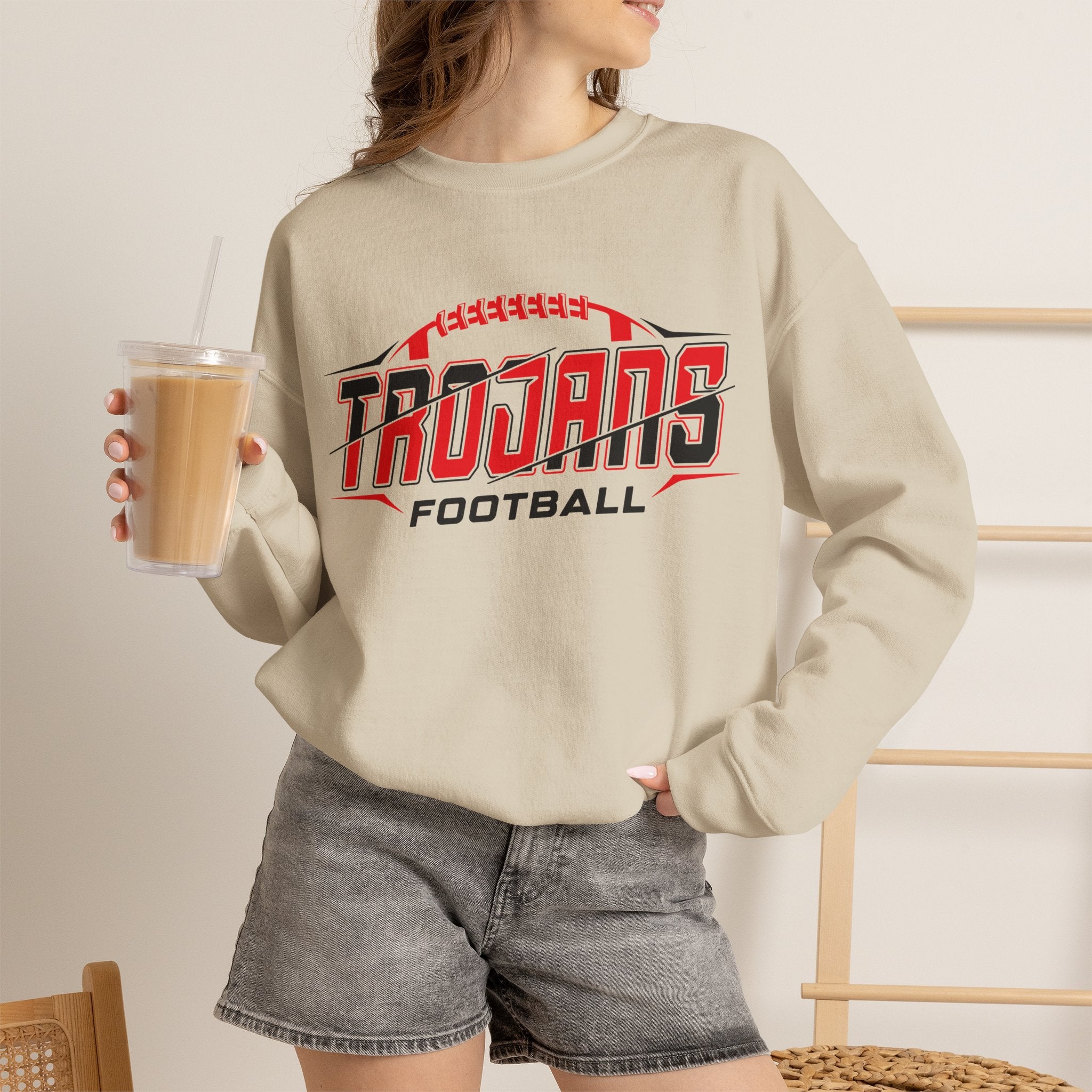 Trojans Football Crewneck Sweatshirt
