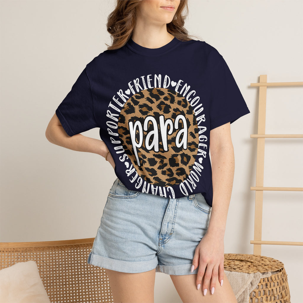Para Leopard Circle T-Shirt — Supporter, Friend & Encourager Tee