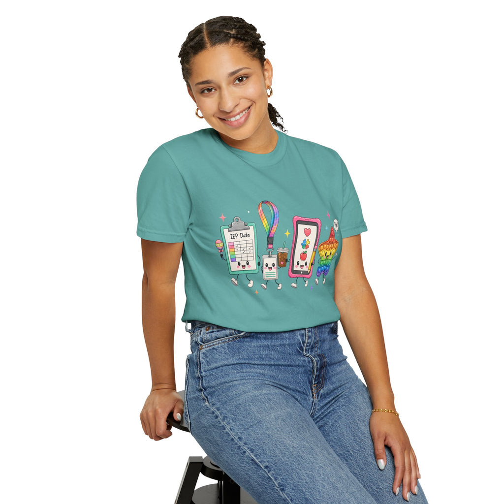 Teacher Tech Friends Graphic T-Shirt — IEP data