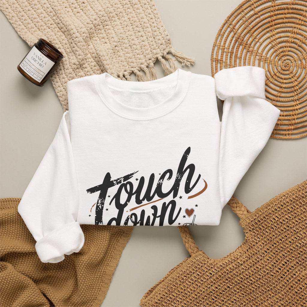 Touchdown Season Crewneck Sweatshirt — Football Fan Game Day Pullover