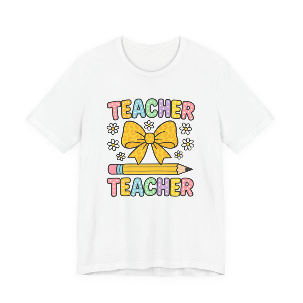 Teacher Bow Pencil T-Shirt