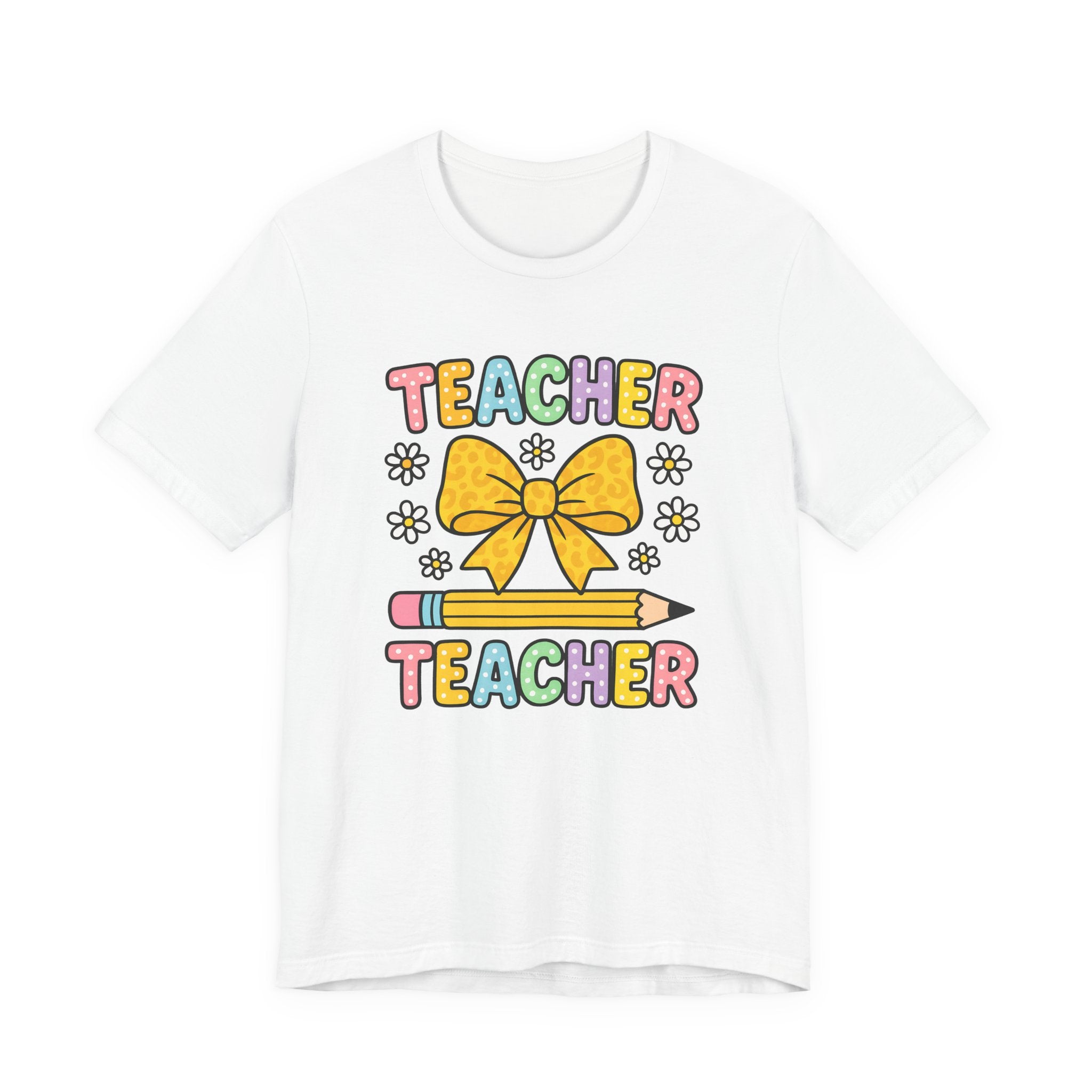 Teacher Bow Pencil T-Shirt