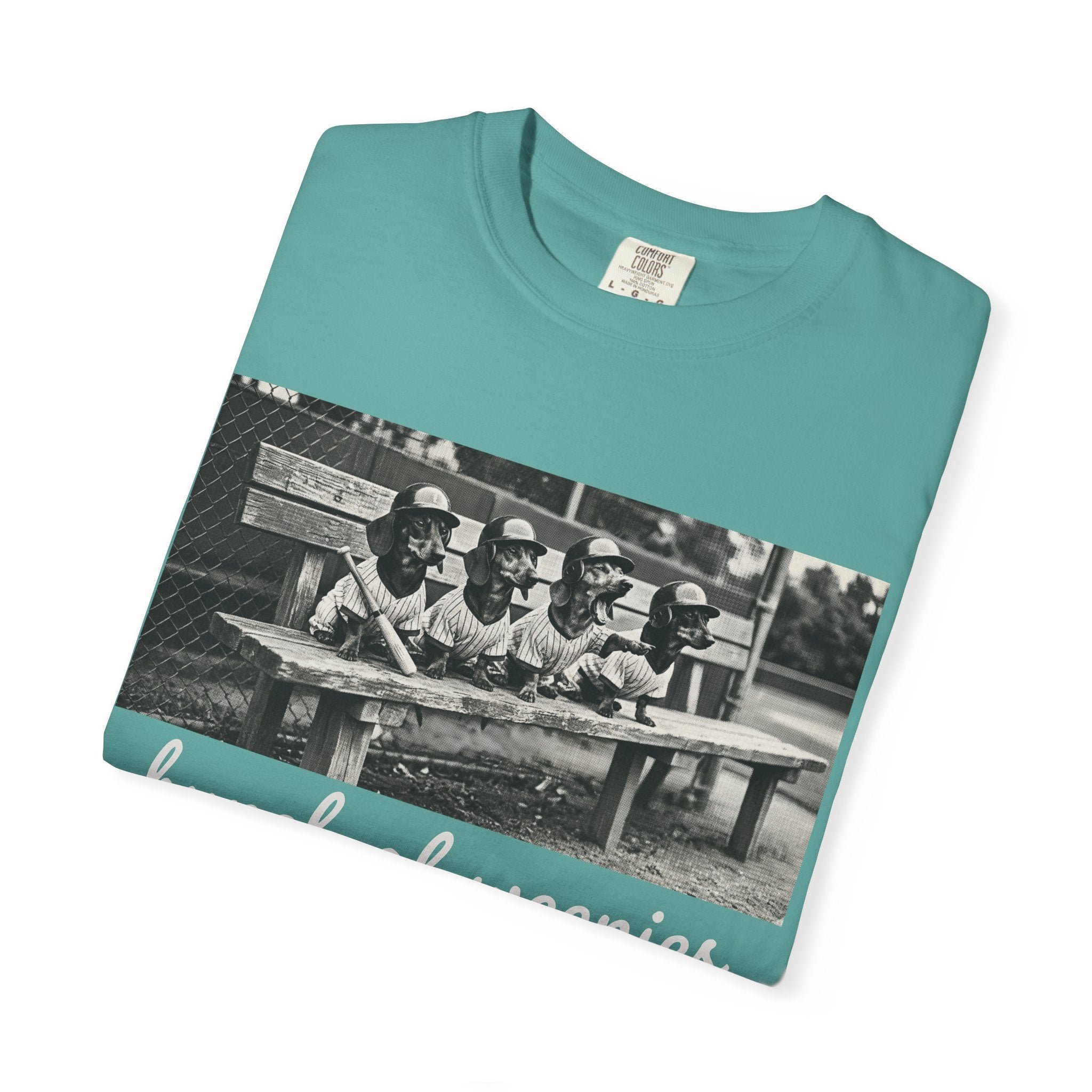 Vintage Bunch of Weenies White Text Photo T-Shirt