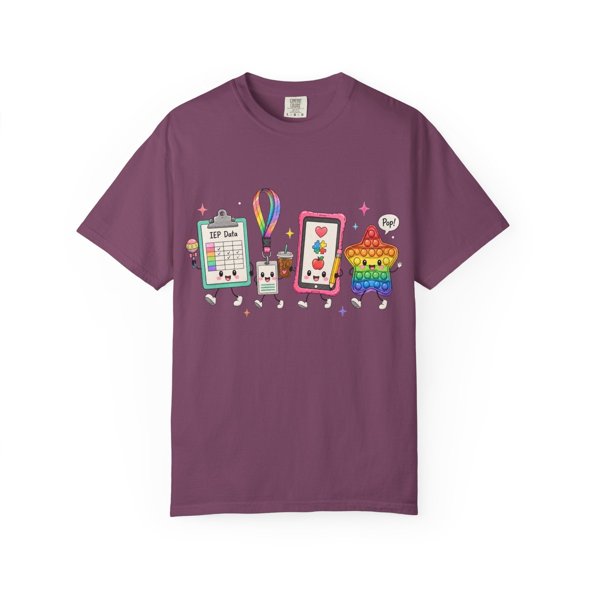 Teacher Tech Friends Graphic T-Shirt — IEP data