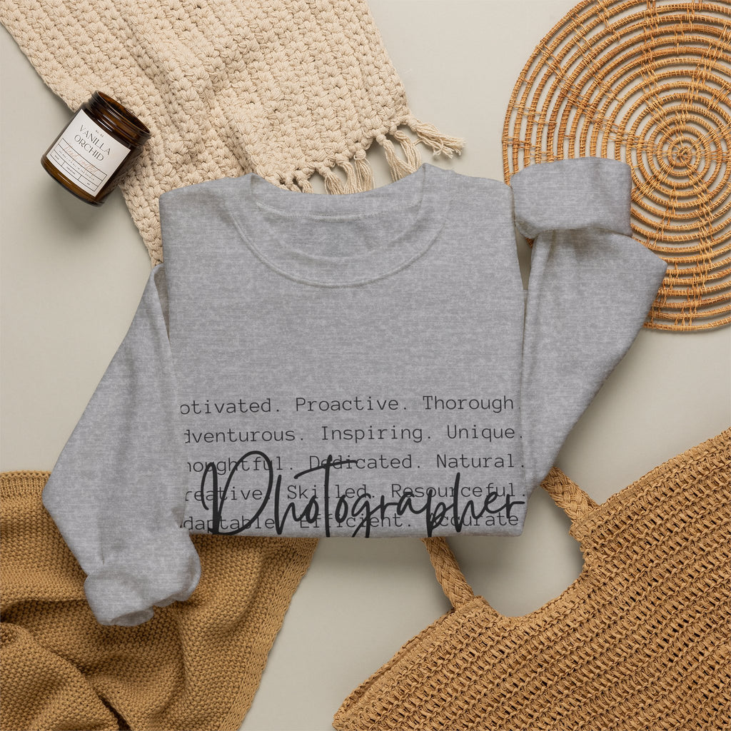 Photographer Crewneck Sweatshirt