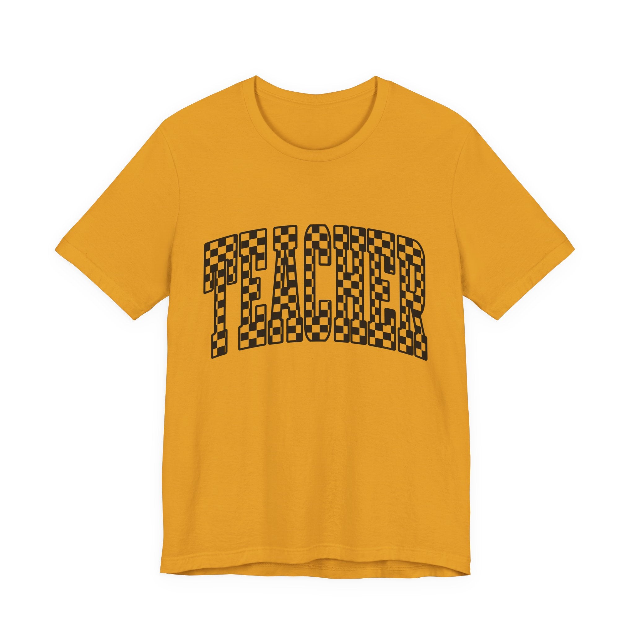 Teacher Checkerboard Graphic Tee
