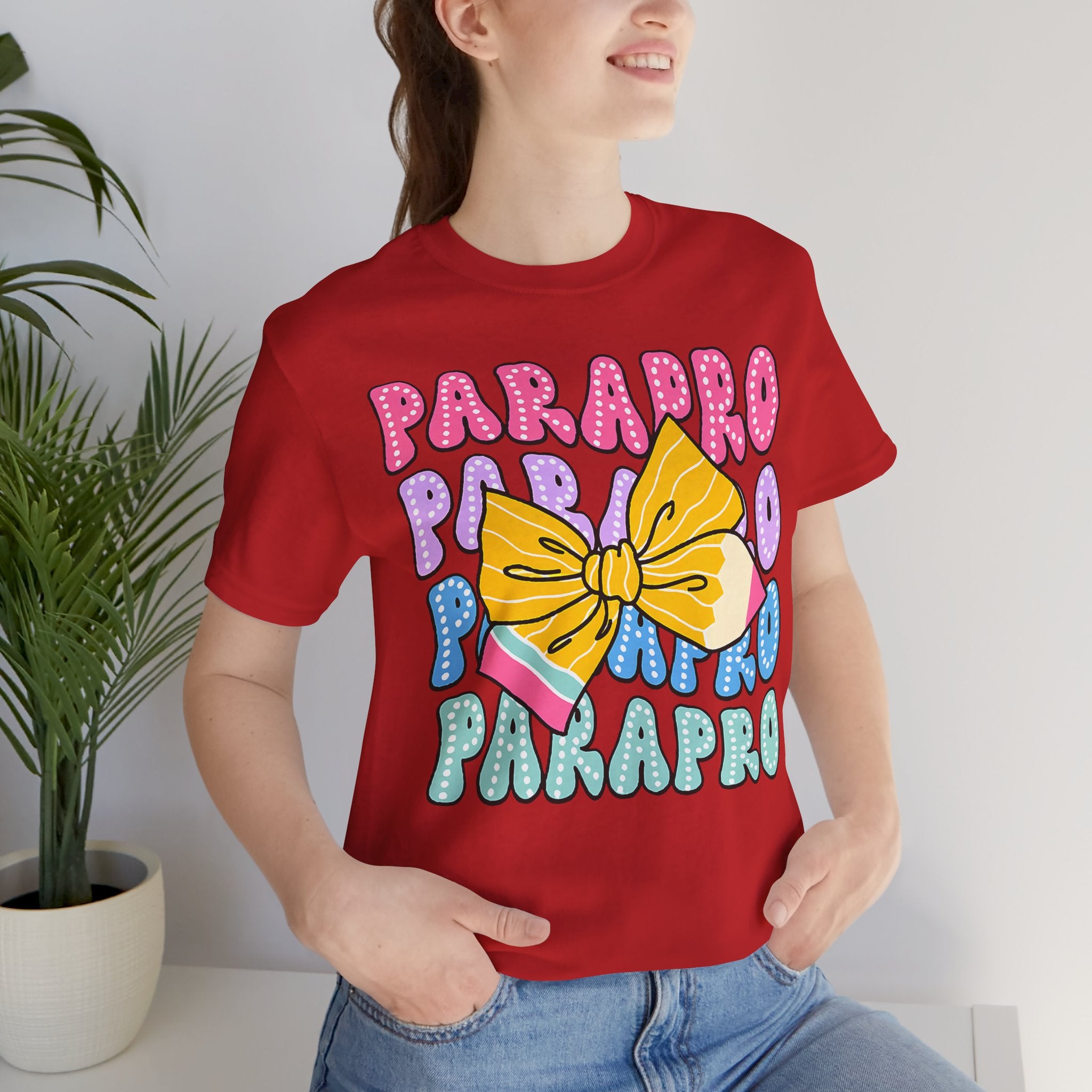 Parapro T-Shirt — Colorful Paraprofessional Bow Tee