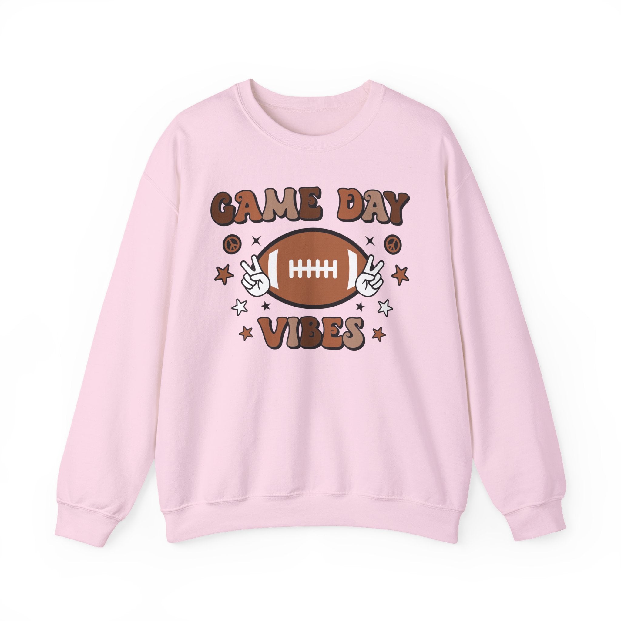 Game Day Vibes Sweatshirt — Retro Football Crewneck