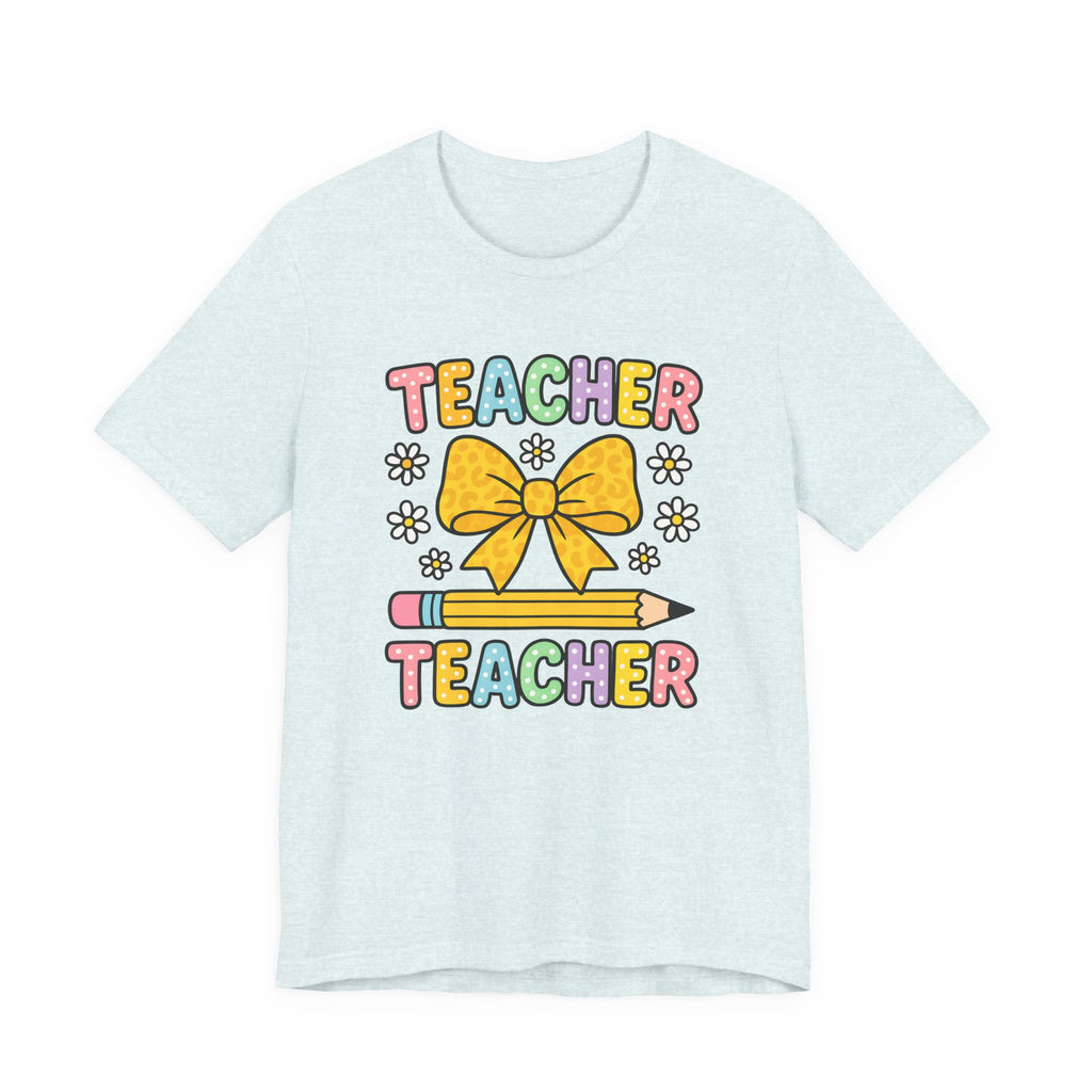 Teacher Bow Pencil T-Shirt