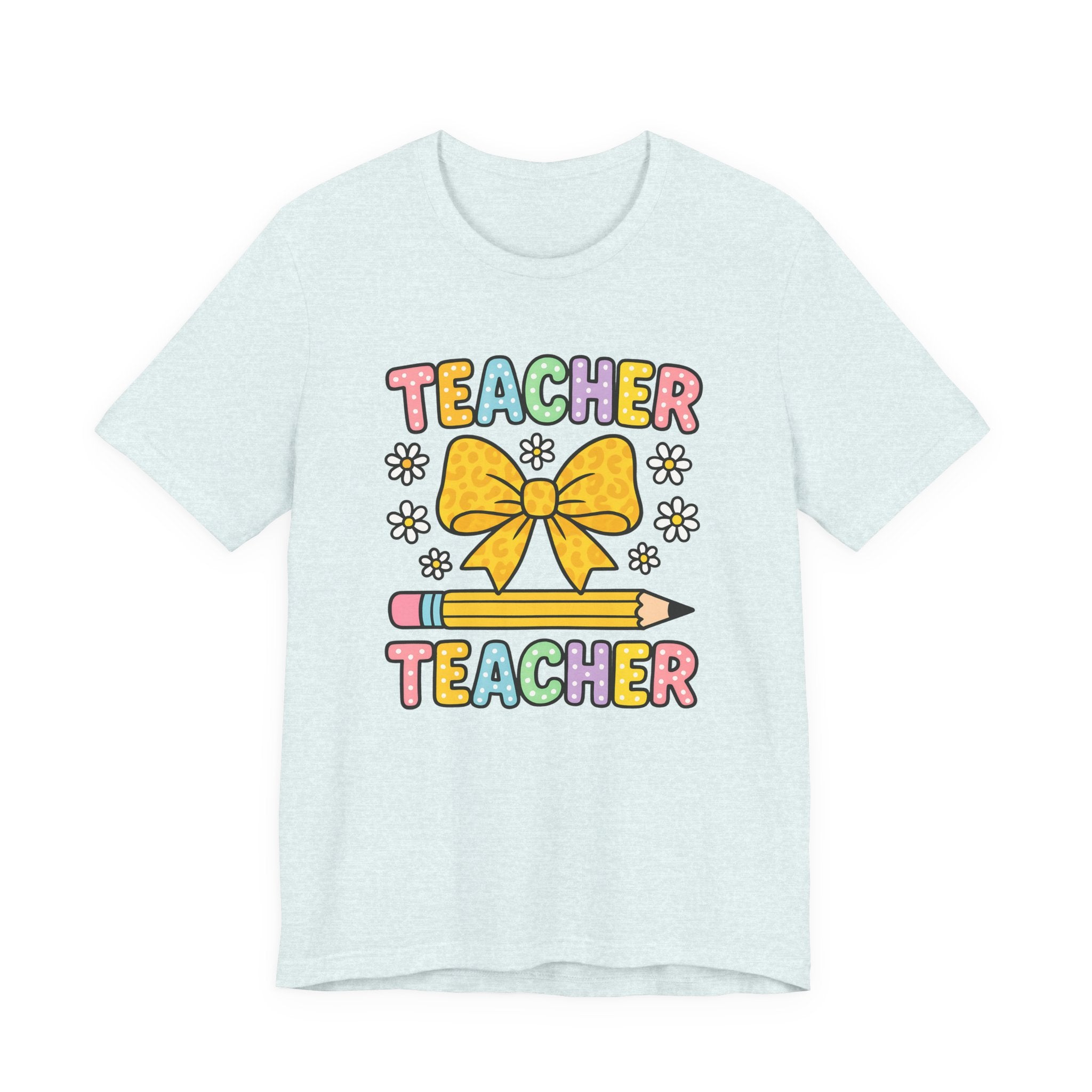 Teacher Bow Pencil T-Shirt