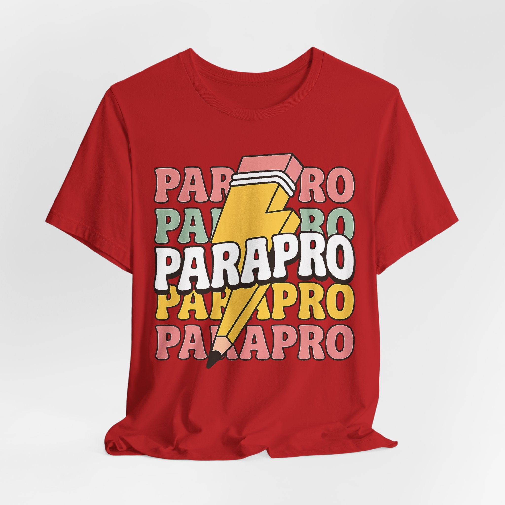Parapro Pencil Tee — Retro Paraprofessional Appreciation Shirt