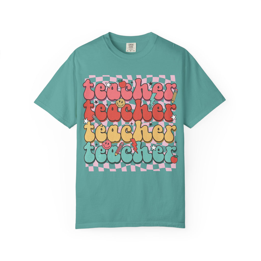 Retro Teacher Smile T-shirt