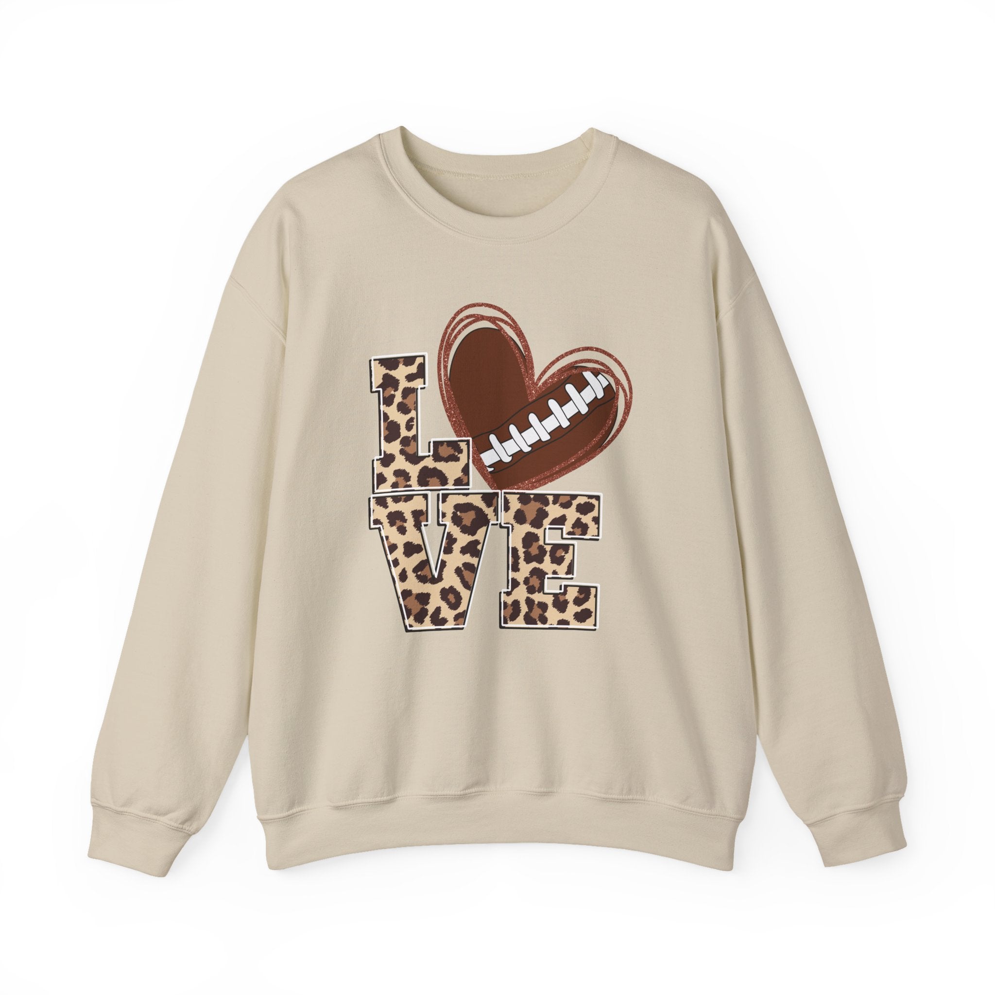 Football Love Leopard Sweatshirt