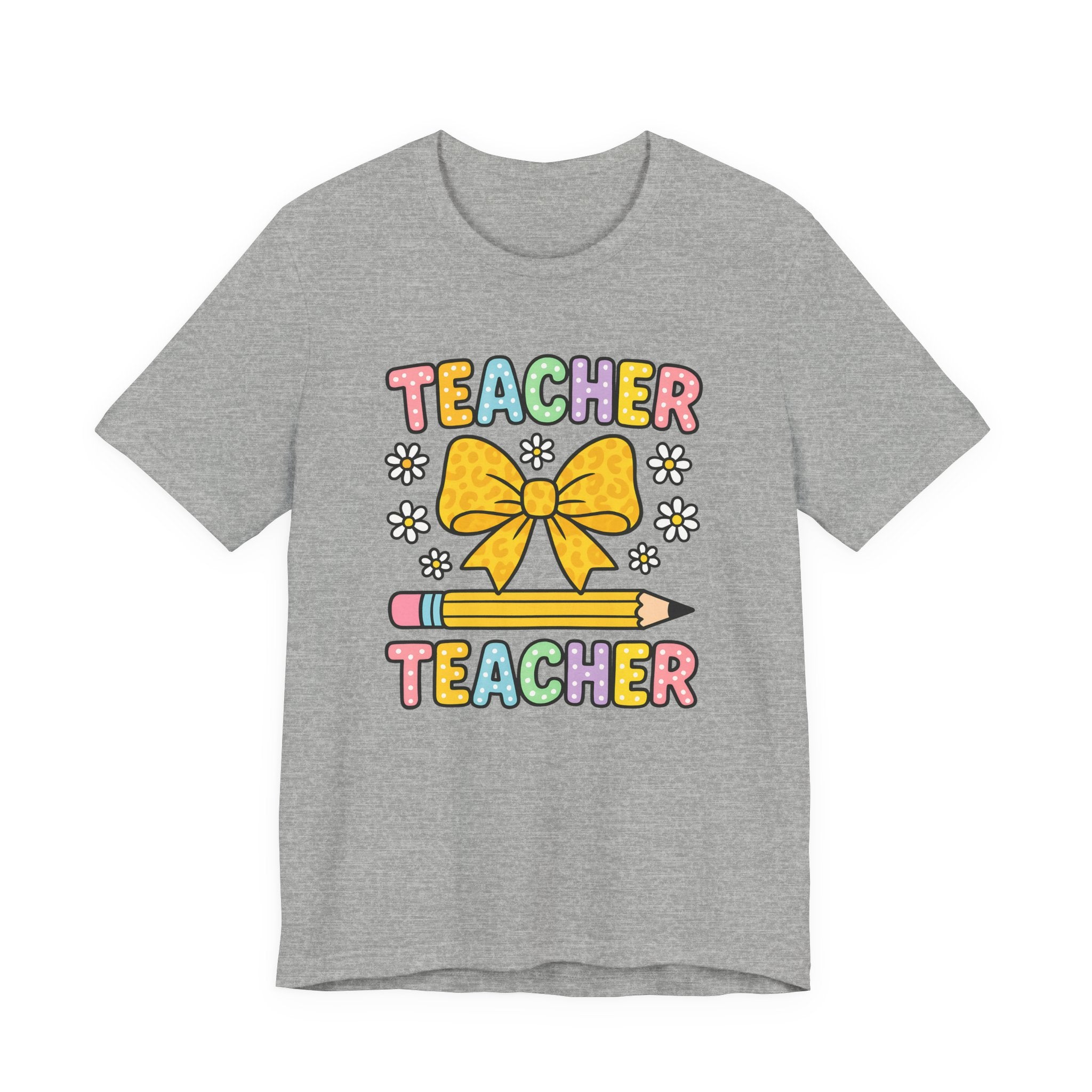 Teacher Bow Pencil T-Shirt