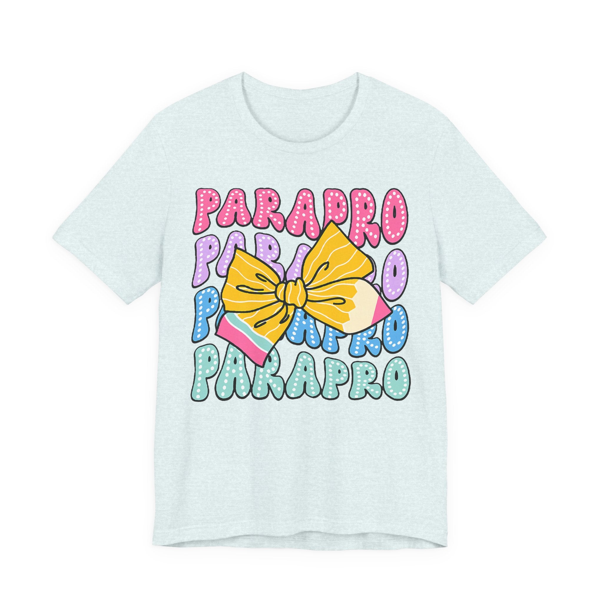 Parapro T-Shirt — Colorful Paraprofessional Bow Tee