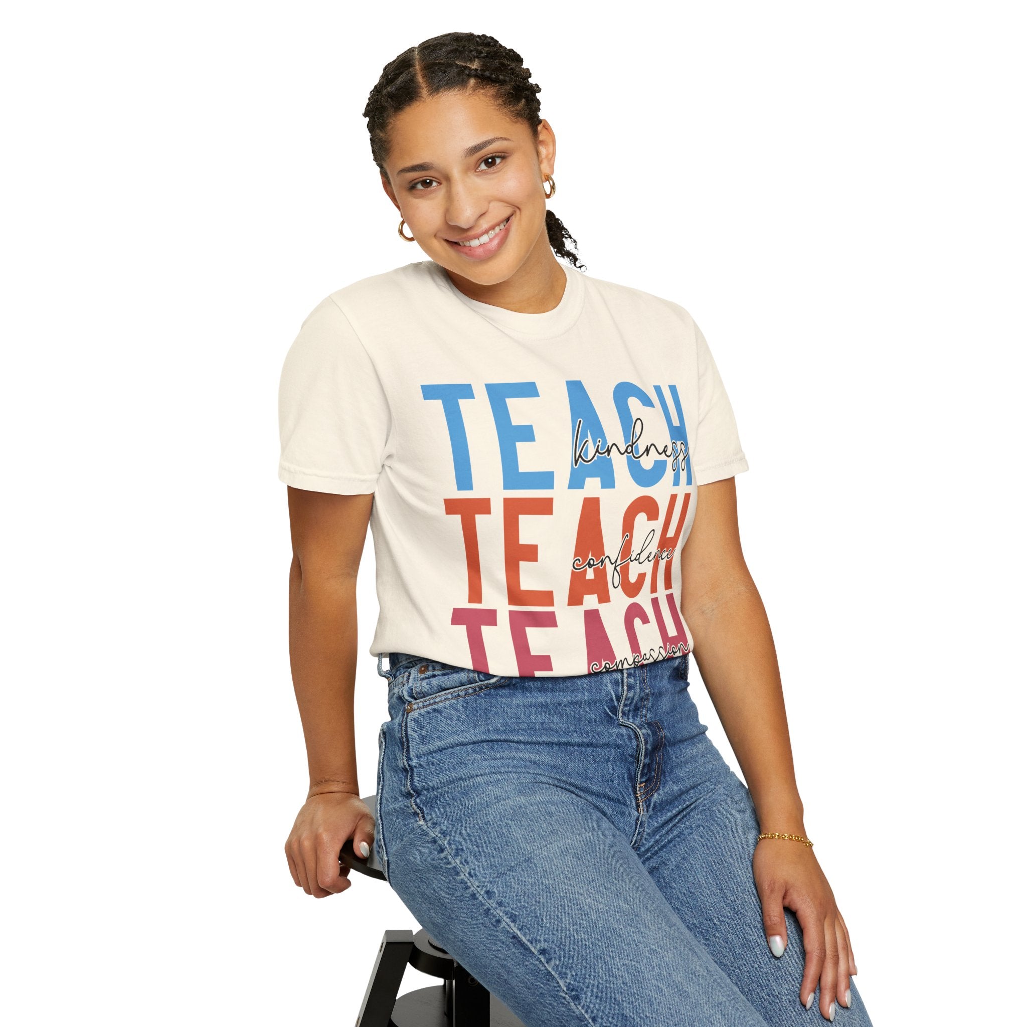Teach Kindness Graphic Tee — Teacher Appreciation T-Shirt